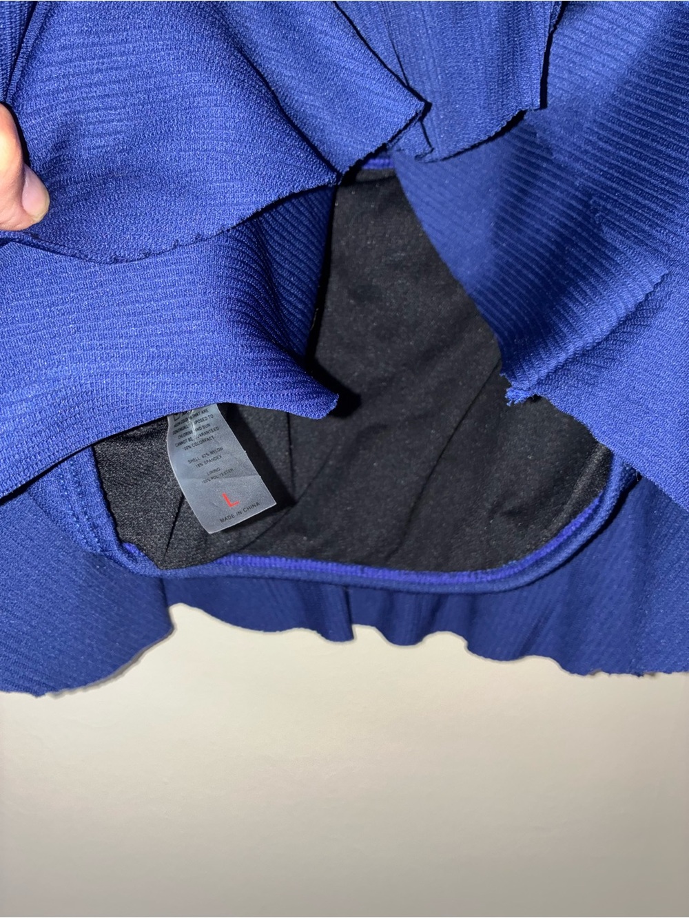 Navy Ruffle Three-Piece Swim Set - Picture 8 of 13